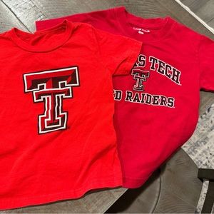 Texas Tech Red Raiders tshirts toddler size 2T